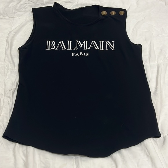Balmain Logo Tank - Picture 4 of 7